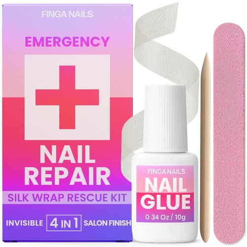 Nail repair kit for broken - repair,
