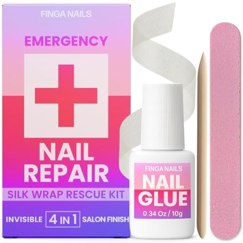 Nail repair kit for broken - repair,