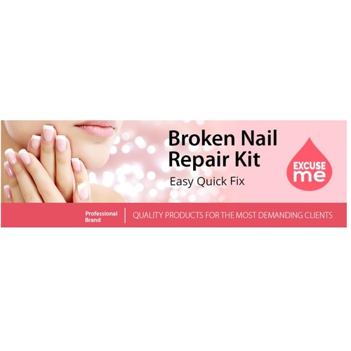 Nail repair kit for broken - kit,