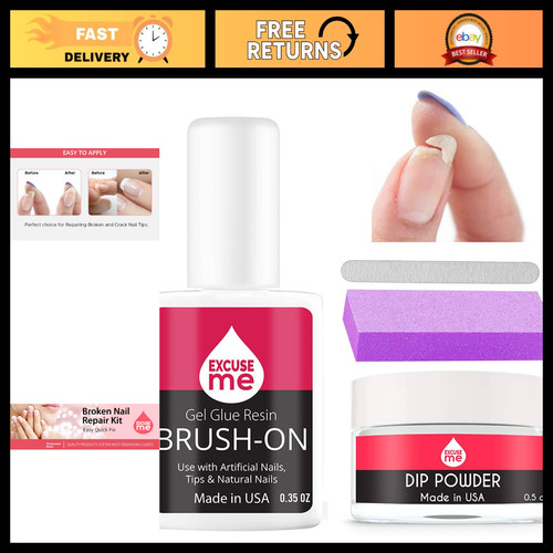 Nail repair kit for cracked - nail,